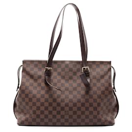 Louis Vuitton-Louis Vuitton Damier Ebene Chelsea Tote Bag-Brown