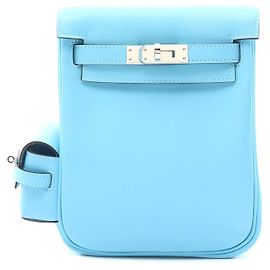 Hermès Mochila Kelly Jump azul Hermes Azul