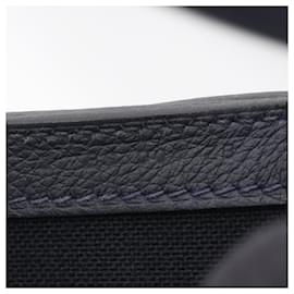 Hermès-Hermes Steve Light Junior Navy Shoulder Bag-Blue