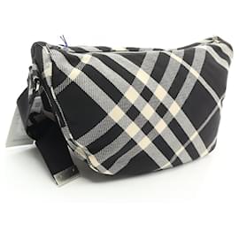 Burberry-Burberry Large Shield Messenger Bag Black/White-Black
