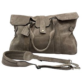 Brunello Cucinelli Weekend Bag in Grey Suede Grey