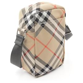 Burberry-Burberry Vintage Check Phone Pouch Shoulder Bag-Brown,Beige