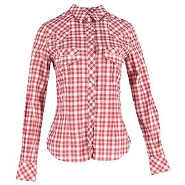 Camicia a quadri Dolce & Gabbana in cotone rosso Altro