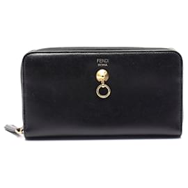 Fendi-Fendi By The Way Leather Wallet-Black