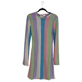 Autre Marque Vestido slip de punto rayado Eydis MC2 Saint Barth Multicolor