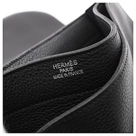 Hermès-Hermes Togo Leather Sac a Depeche 38 Briefcase-Black