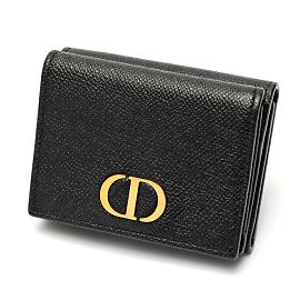 Carteira compacta Dior 30 Montaigne da Christian Dior Preto