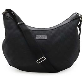 Gucci GG Canvas Schultertasche Schwarz