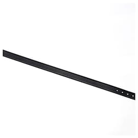Saint Laurent-Saint Laurent Cassandra Monogram Belt-Black