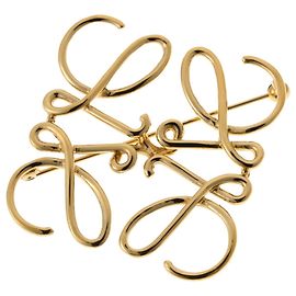 Spilla Anagramma Loewe D'oro