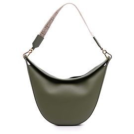 LOEWE Sac Hobo Luna en cuir vert petit Vert Vert foncé