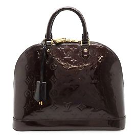 Bolso Alma MM en Monogram Vernis Louis Vuitton Burdeos