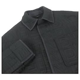 Fendi-Veste matelassée noire avec logo FENDI MARC JACOBS-Noir