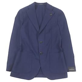 Givenchy-Gabriele Pasini Wool Polyurethane Jacket Navy-Blue,Navy blue