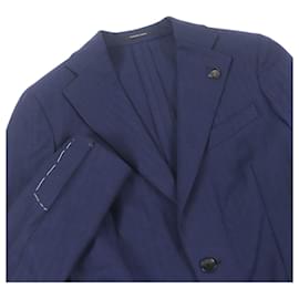 Givenchy-Gabriele Pasini Wool Polyurethane Jacket Navy-Blue,Navy blue