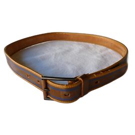 Yves Saint Laurent Gürtel Braun Dunkelblau