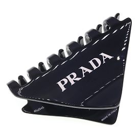 Prada Hair Plex Clip 1IF109 Fermaglio Nero Nero