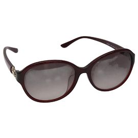 Occhiali da sole Gancini in plastica Bordeaux Auth am8572 di Salvatore Ferragamo Bordò