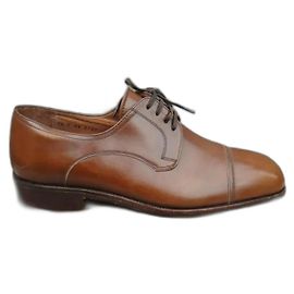 Joseph Fenestrier Derby in pelle marrone chiaro Marrone chiaro