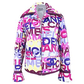Veste Gem Rare Connoisseur de Chanel de l'ère 2000, taille 44 FR Multicolore