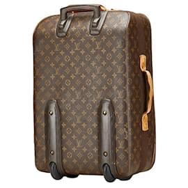 Louis Vuitton-Louis Vuitton Pegase 55 Monogram Suitcase-Metallic,Bronze