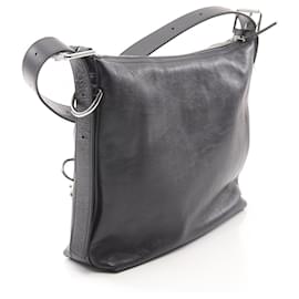 Givenchy-Givenchy VOYOU Leather Crossbody Bag Black-Black