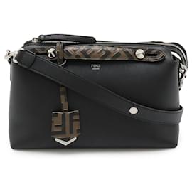 Fendi-Fendi BY THE WAY Leather 2way Bag-Black