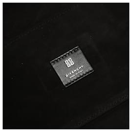 Givenchy-Givenchy VOYOU Leather Tote Bag Black-Black