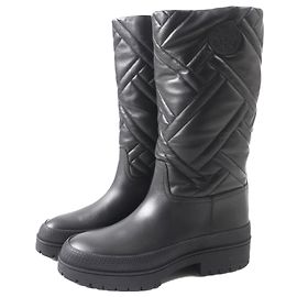 Hermès Hermes Fuji Ex Libris Leather Boots Black 36.5 Black