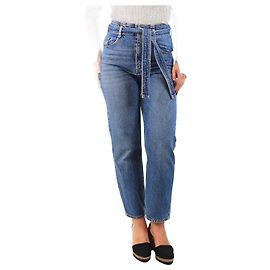 Claudie Pierlot Jeans azules con cinturón - talla UK 8 Azul