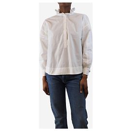 Soeur Blouse en coton blanc - taille UK 6 Blanc
