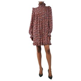 Laurence Bras Multicolour floral printed mini dress - size UK 6 Multiple colors