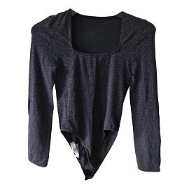 Christian Dior Bodysuit Black Grey Black Grey