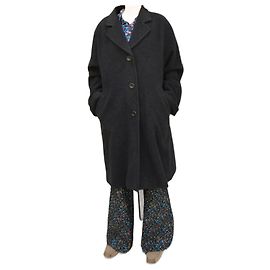 Gerard Darel Wollmantel Grau Grau