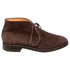 Autre Marque Scarpe stringate J. Glen in camoscio marrone Marrone