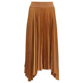 Jupe midi plissée Joseph Ade en polyester marron Marron