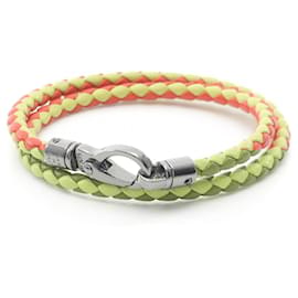 Tod's-Tod's Bracelet Stainless Steel Leather Bracelet-Silvery,Metallic