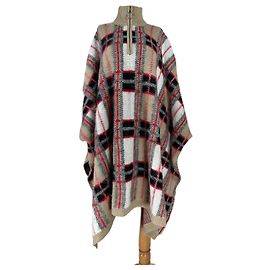 Poncho en tartan Munthe Plus Simonsen Multicolore