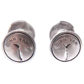 ORECCHINI DINH VAN PUNTA IN ARGENTO STERLINO 925 Argento