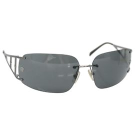 Occhiali da sole VERSACE metallo Argento Auth am8573 Argento