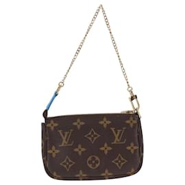 Louis Vuitton-LOUIS VUITTON Monogram Vivienne Mini Pochette Accessoires M68489 Auth 122422SM-Monogram