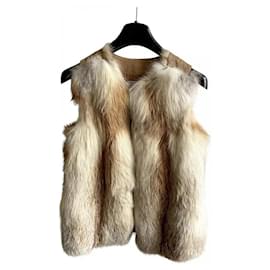 Chaleco de piel KOOKAÏ Camel Camello