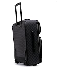 Louis Vuitton-Louis Vuitton Black Damier Graphite Pegase Business 55-Black