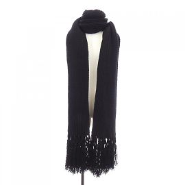 Schwarzer Schal von Saint Laurent Schwarz