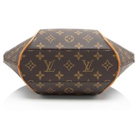 Louis Vuitton Vintage Monogram Canvas Ellipse PM Satchel Brown