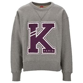 Sudadera Kenzo Patches Gris