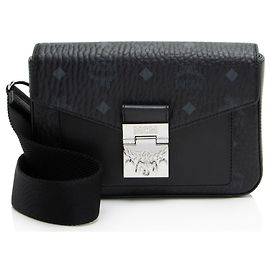 MCM Visetos Pelle Millie Piccola Borsa a Tracolla Nero