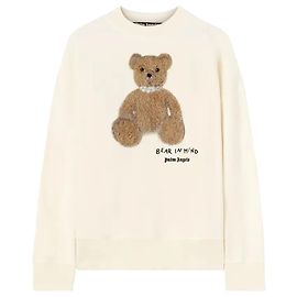 Sudadera Palm Angels Bear In Mind Blanco Crudo