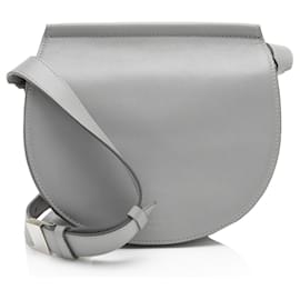 Mini bolsa Infinity de couro de bezerro Givenchy Cinza