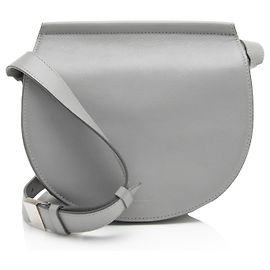 Mini bolsa Infinity de piel de ternera Givenchy Gris